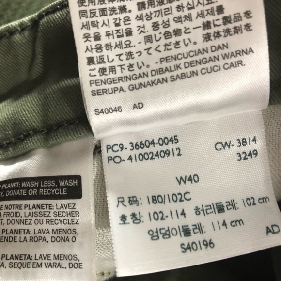 Levi’s Cargo Shorts Olive Green - Picture 5 of 7